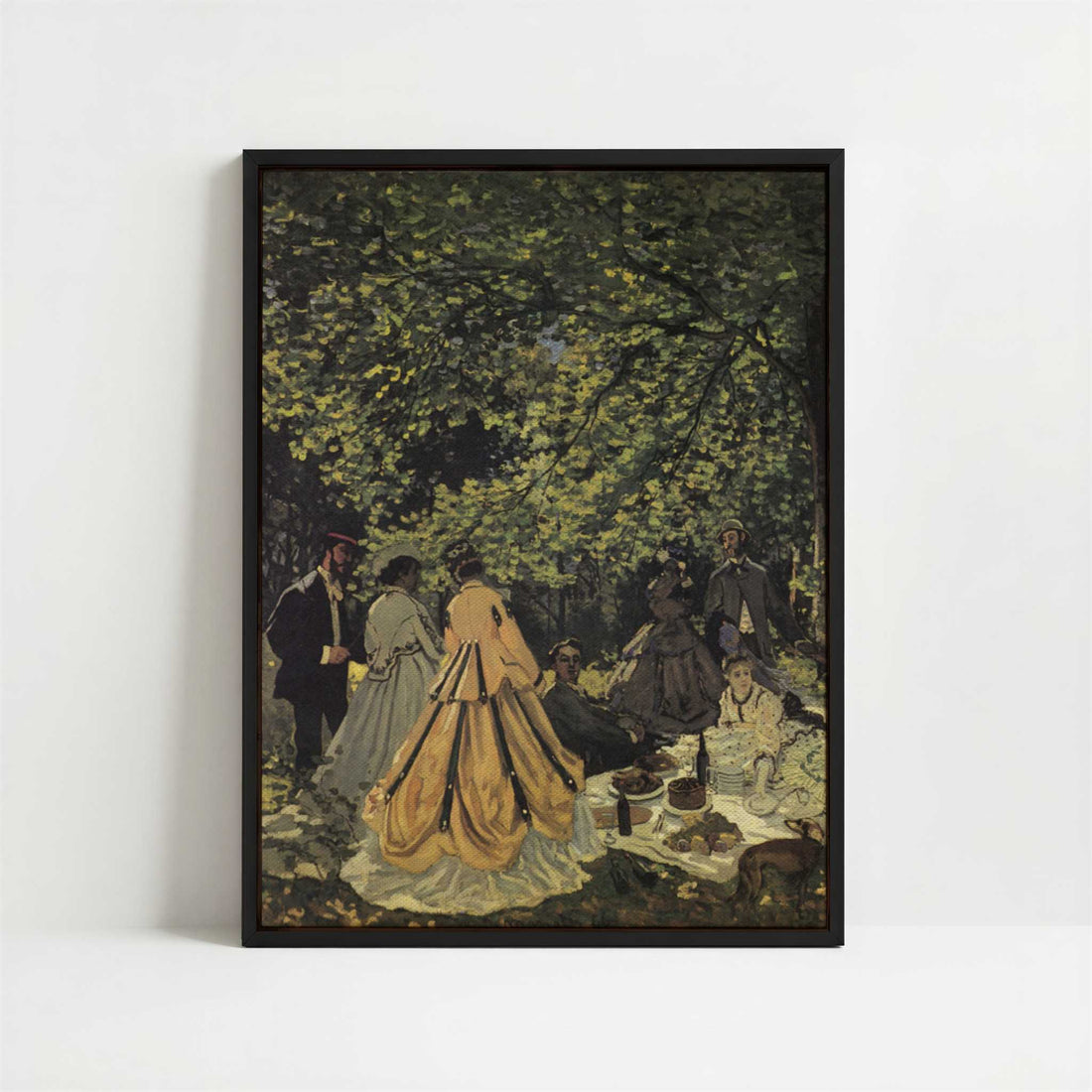 Framed Canvas - Framed canvas in black frame