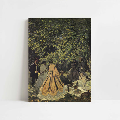 Luncheon on the Grass (1865) by Claude Monet – Art Print - Unframed art print