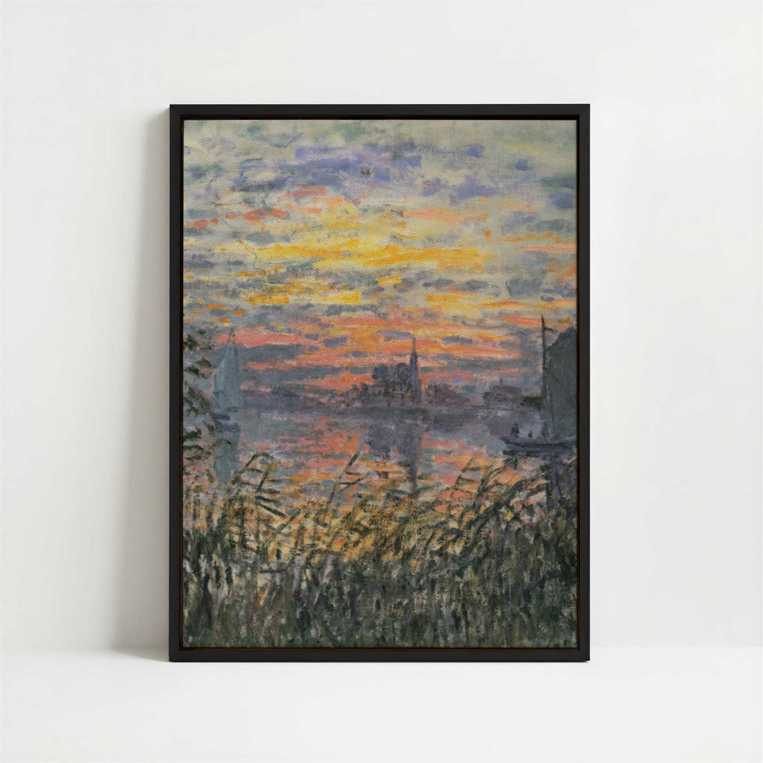 Framed Canvas - Framed canvas in black frame
