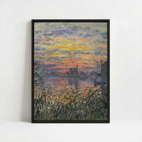 Framed Canvas - Framed canvas in black frame