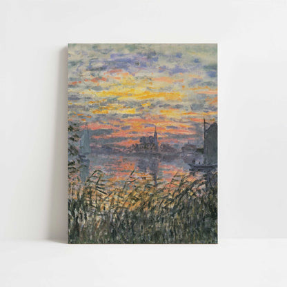 Marine View, Sunset (1874) by Claude Monet – Art Print - Unframed art print