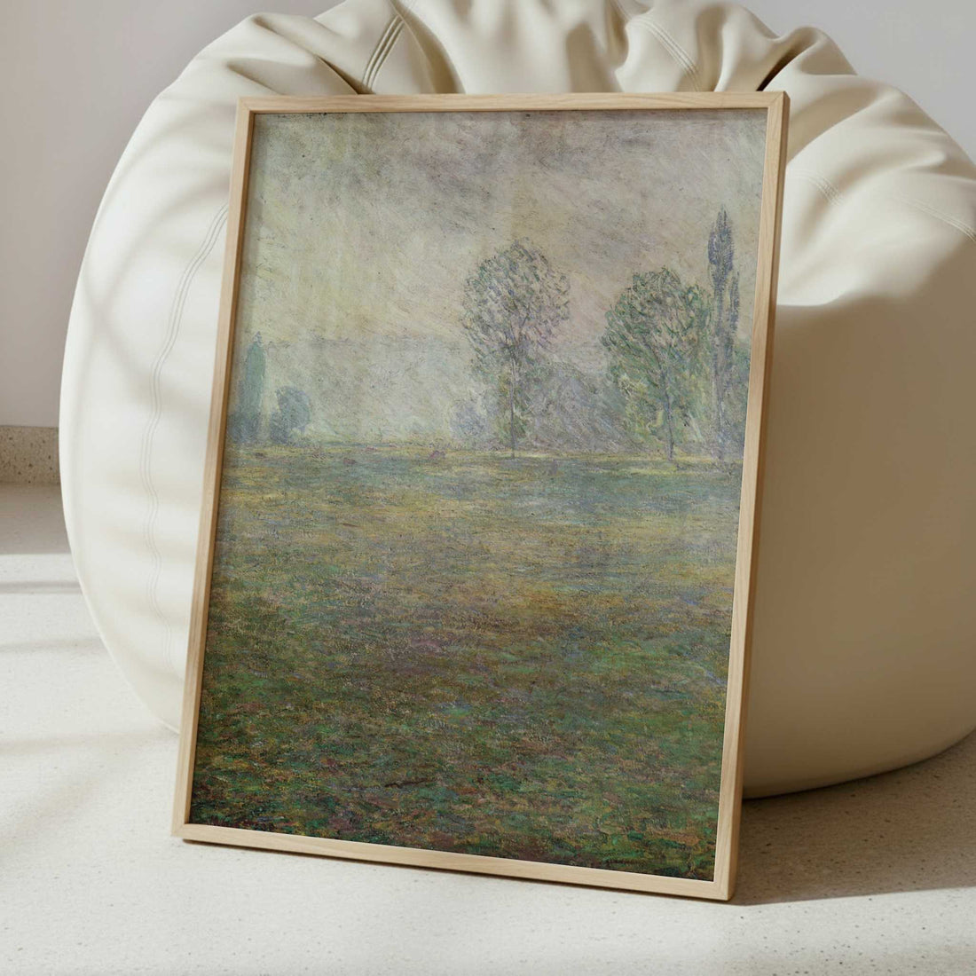 Meadow in Giverny (1888) by Claude Monet – Art Print - Interior inspiration