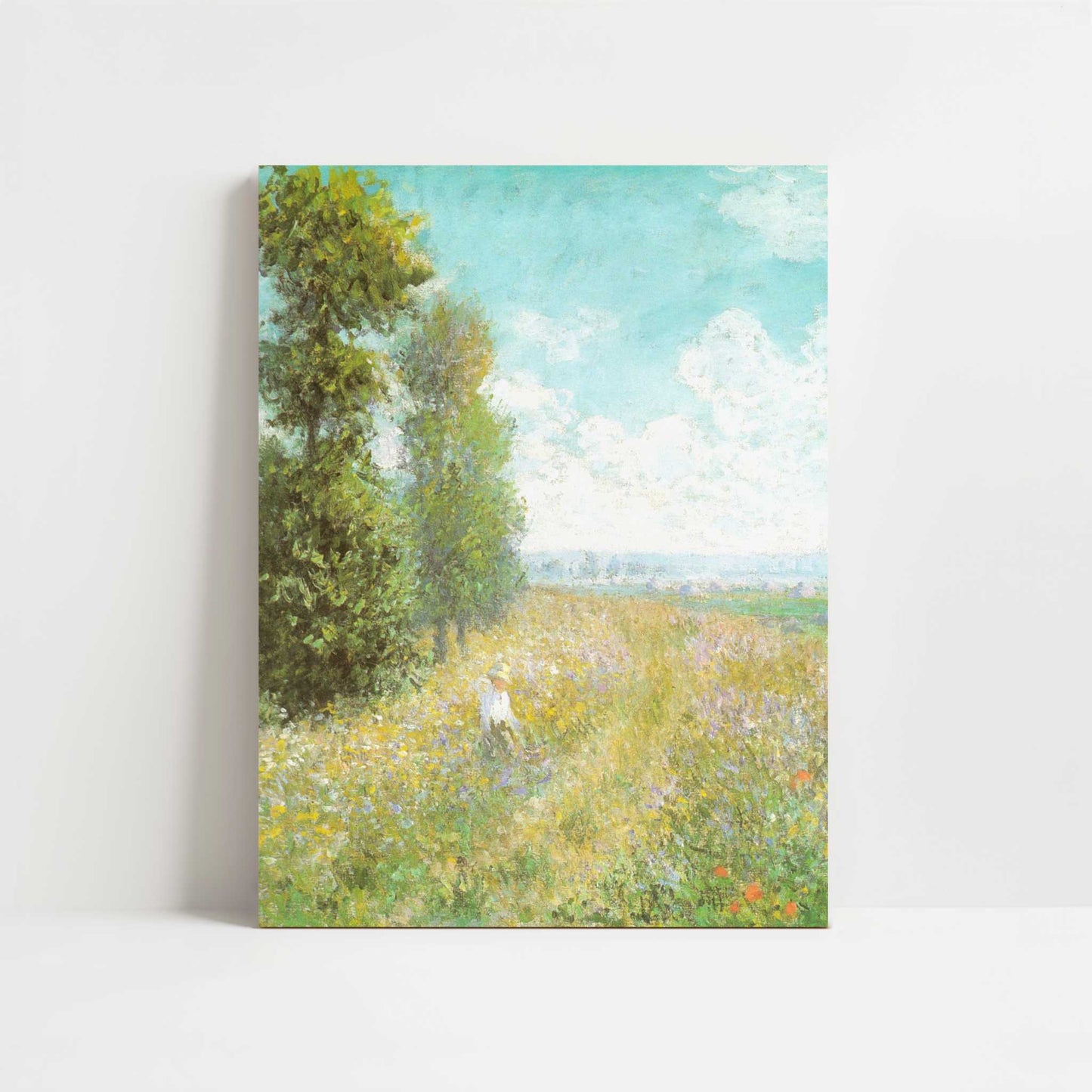 Meadow with Poplars (1875) by Claude Monet – Art Print - Unframed art print