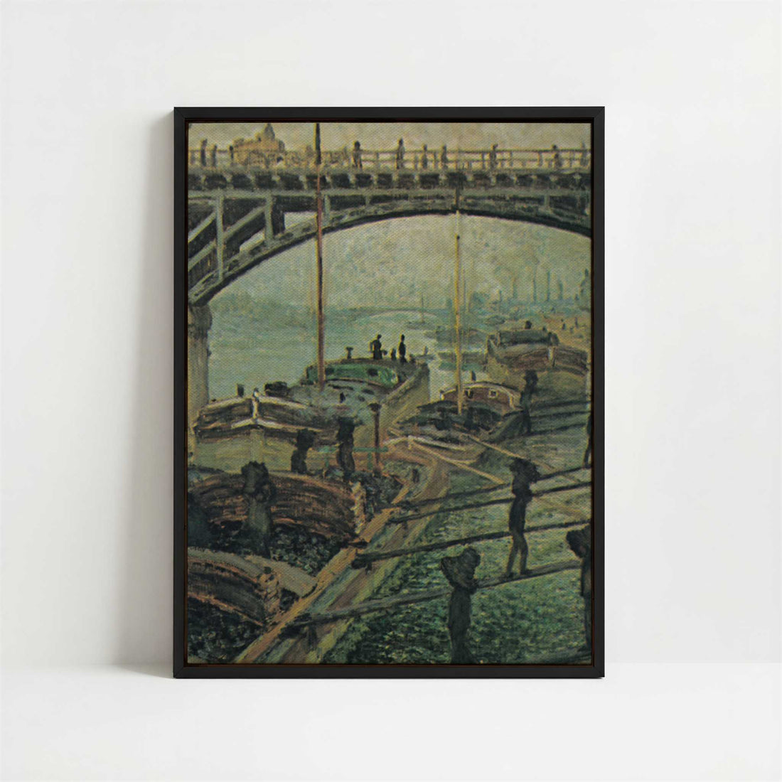 Framed Canvas - Framed canvas in black frame