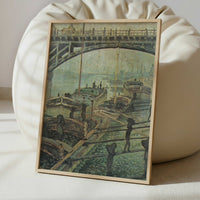 Men Unloading Coal (1875) by Claude Monet – Art Print - Interior inspiration