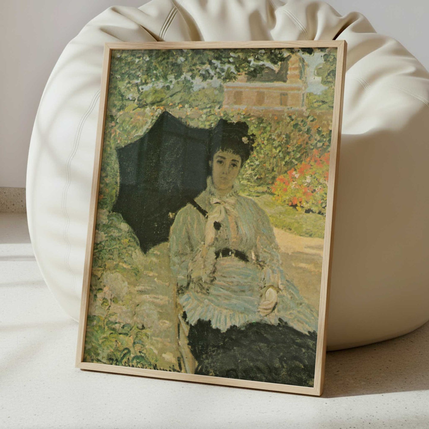 Monet's Family in Garden (1873) by Claude Monet – Art Print - Interior inspiration