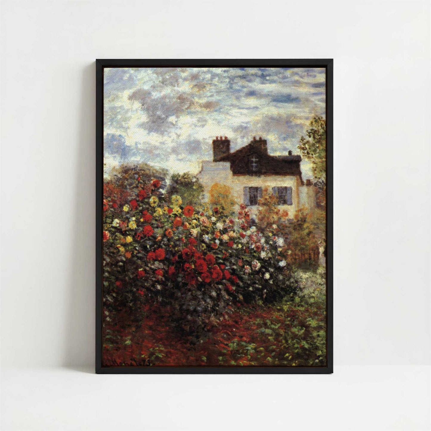 Framed Canvas - Framed canvas in black frame