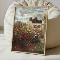 Monet's Garden at Argenteuil (1873) by Claude Monet – Art Print - Interior inspiration