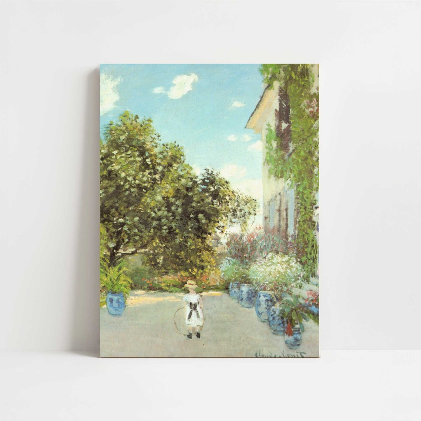 Monet's House at Argenteuil (1873) by Claude Monet – Art Print - Unframed art print