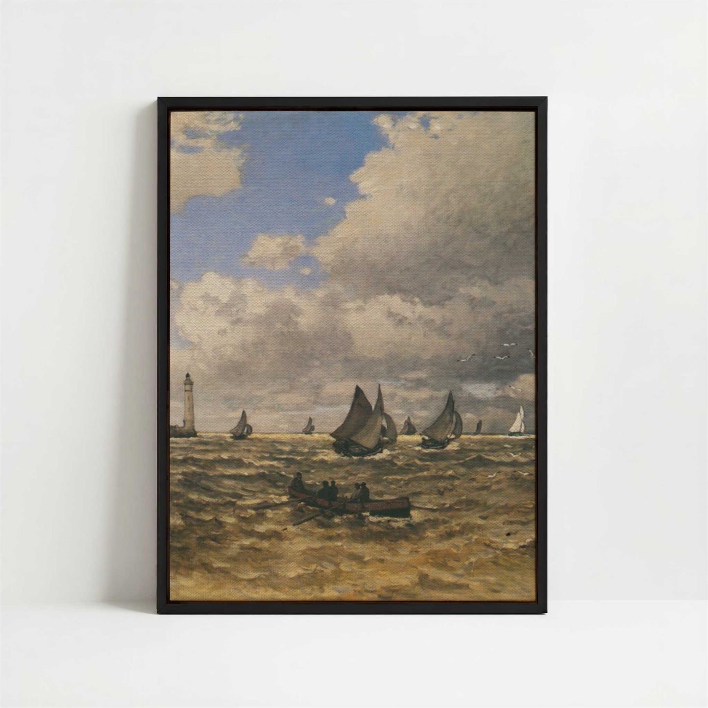 Framed Canvas - Framed canvas in black frame