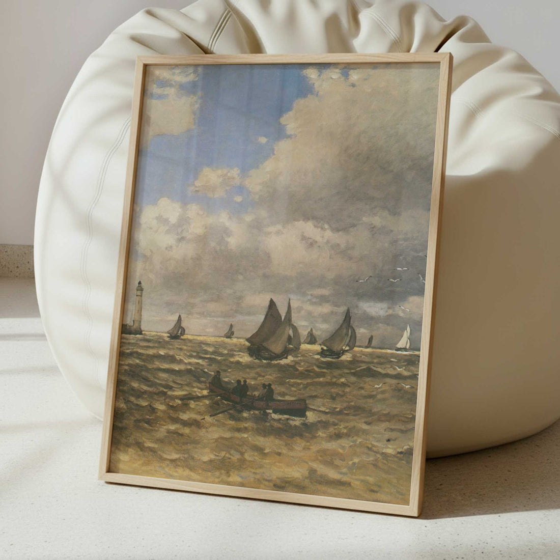 Mouth of the Seine at Honfleur (1865) by Claude Monet – Art Print - Interior inspiration