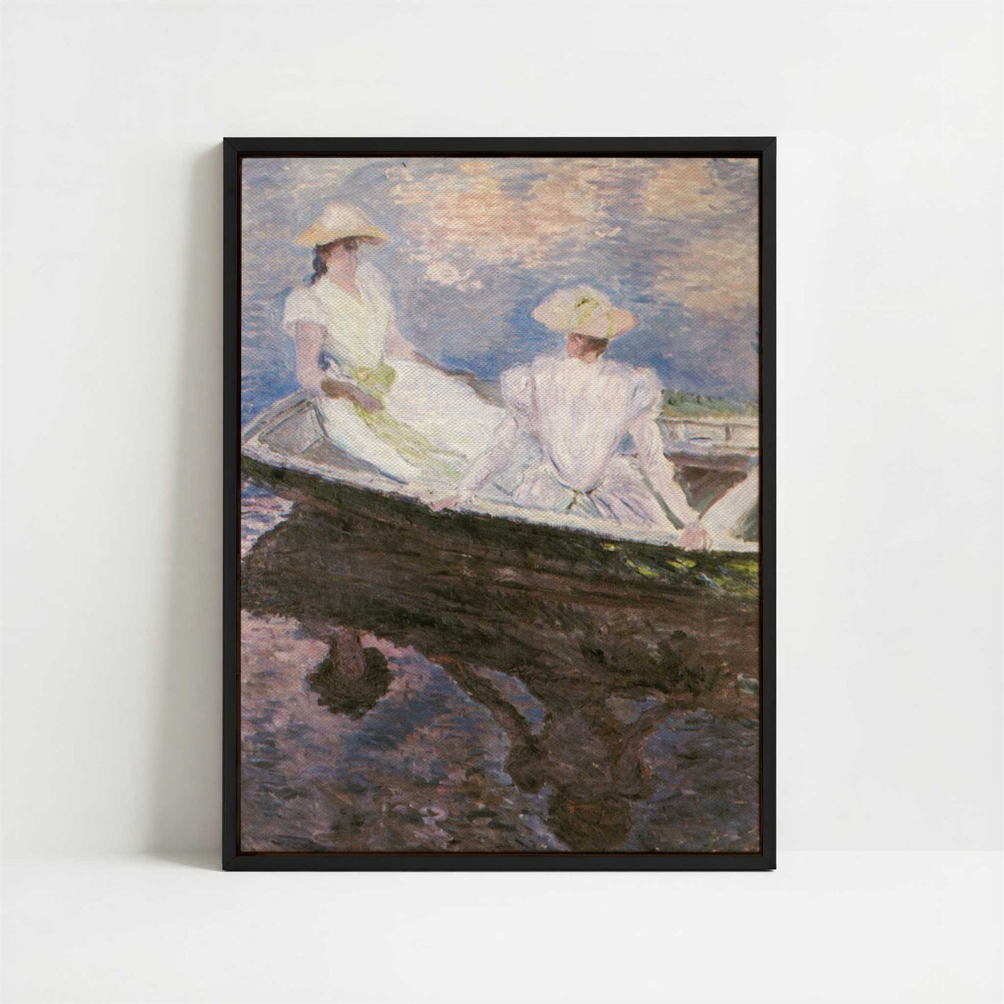 Framed Canvas - Framed canvas in black frame