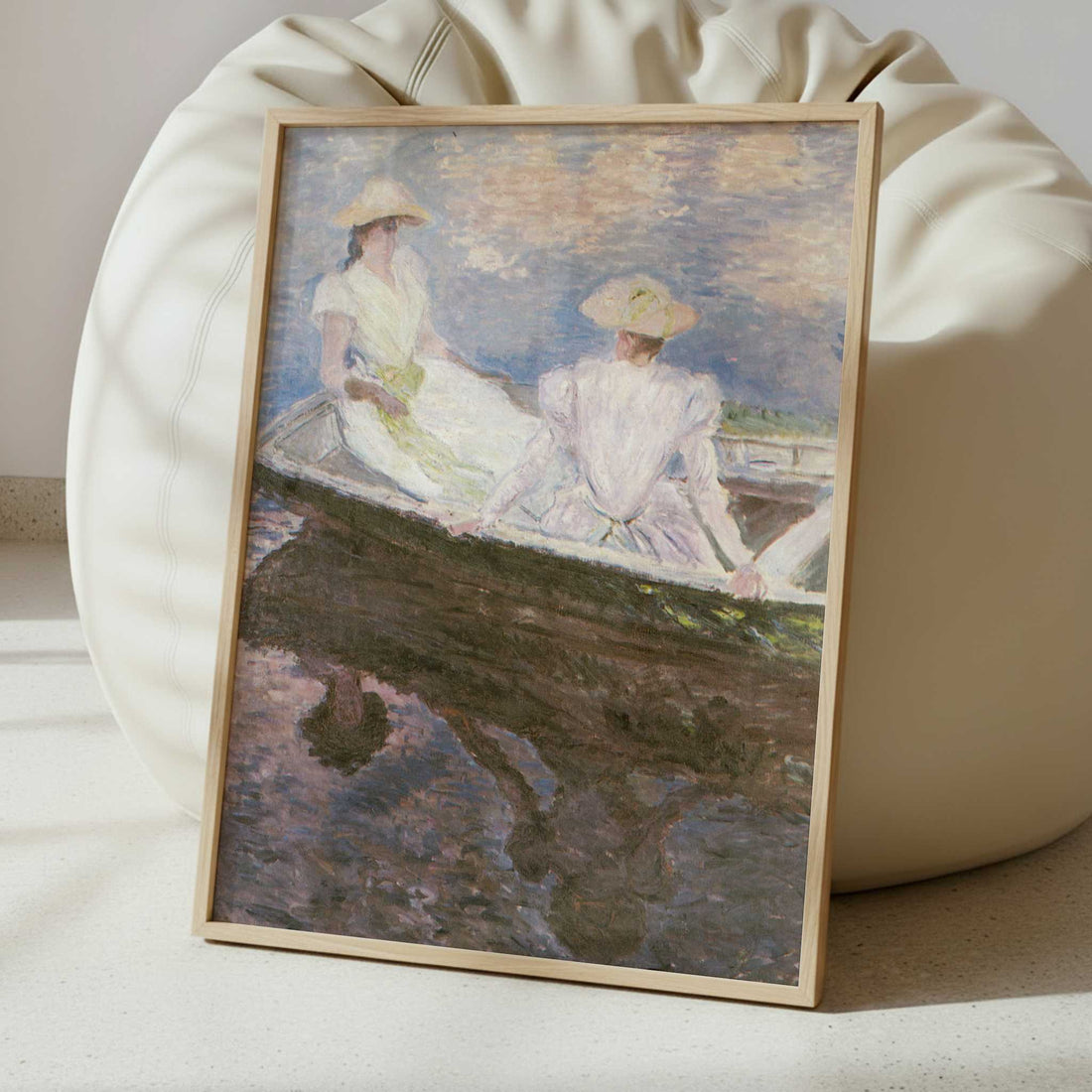 On the Boat (1887) by Claude Monet – Art Print - Interior inspiration