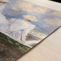 On the Boat (1887) by Claude Monet – Art Print - Close-up detail of the art print