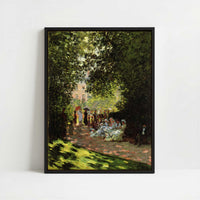 Framed Canvas - Framed canvas in black frame