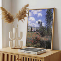 Framed Canvas - Framed canvas in a stylish interior setting