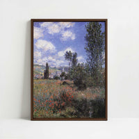 Framed Canvas - Framed canvas in dark wood color frame
