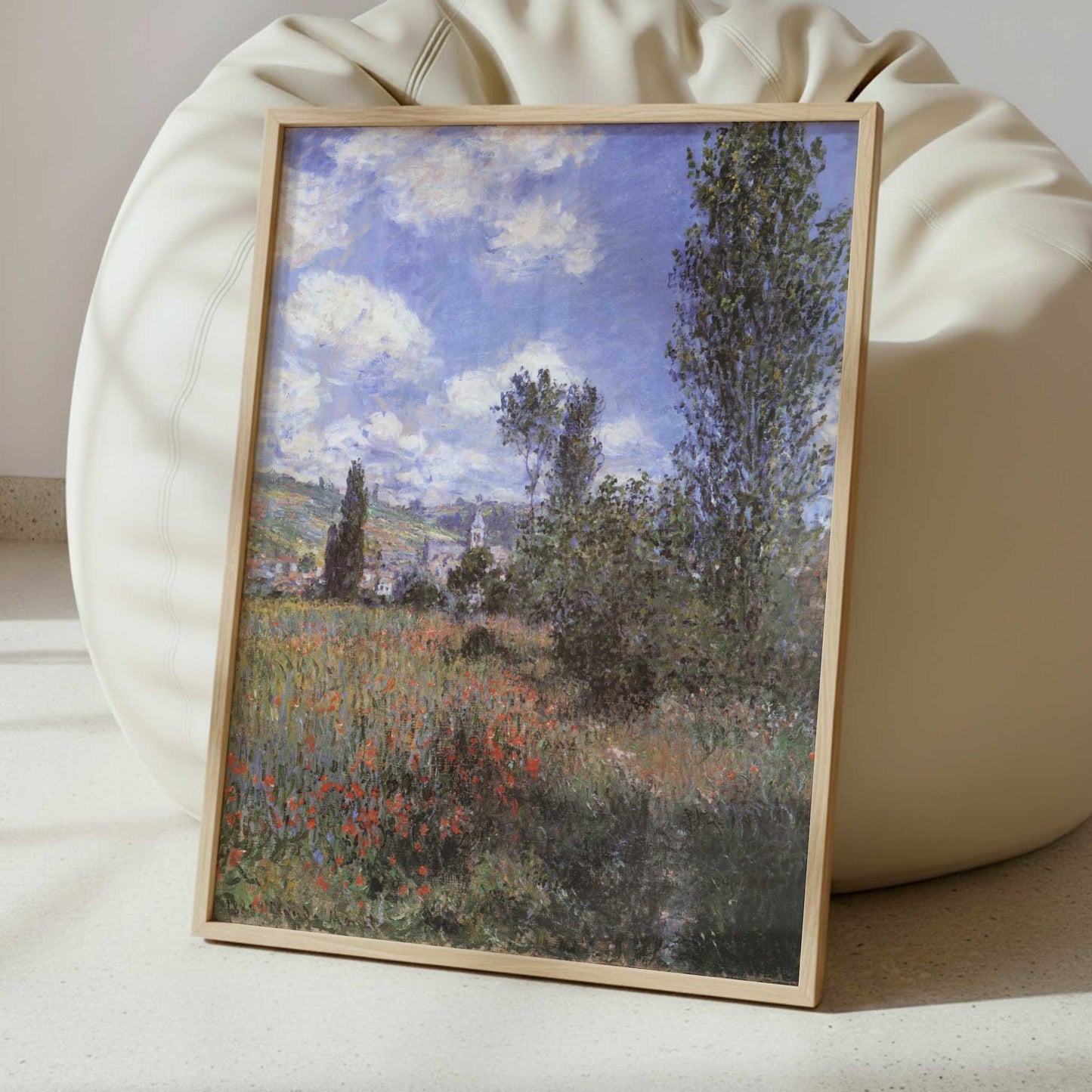 Path in Ile St-Martin, Vétheuil (1881) by Claude Monet – Art Print - Interior inspiration