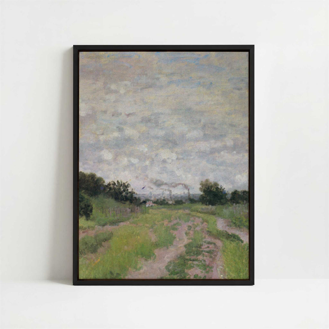 Framed Canvas - Framed canvas in black frame