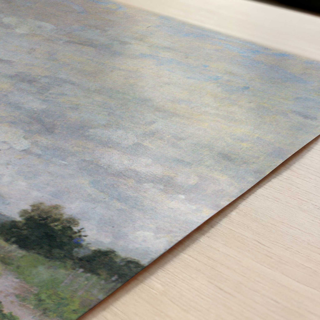 Path through the Vineyards (1872) by Claude Monet – Art Print - Close-up detail of the art print