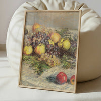 Pears & Grapes (1880) by Claude Monet – Art Print - Interior inspiration