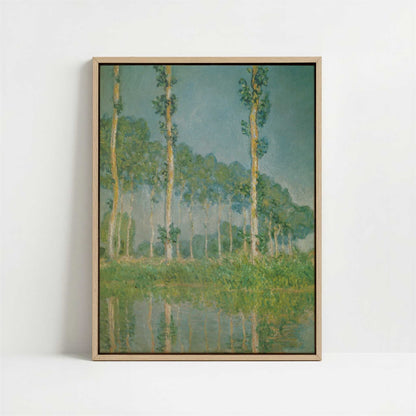 Framed Canvas - Framed canvas in oak color frame