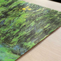 Pond with Willow Tree (1918) by Claude Monet – Art Print - Close-up detail of the art print