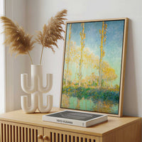 Framed Canvas - Framed canvas in a stylish interior setting