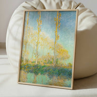 Poplars (1891) by Claude Monet – Art Print - Interior inspiration