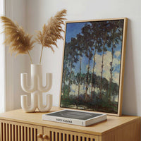 Framed Canvas - Framed canvas in a stylish interior setting