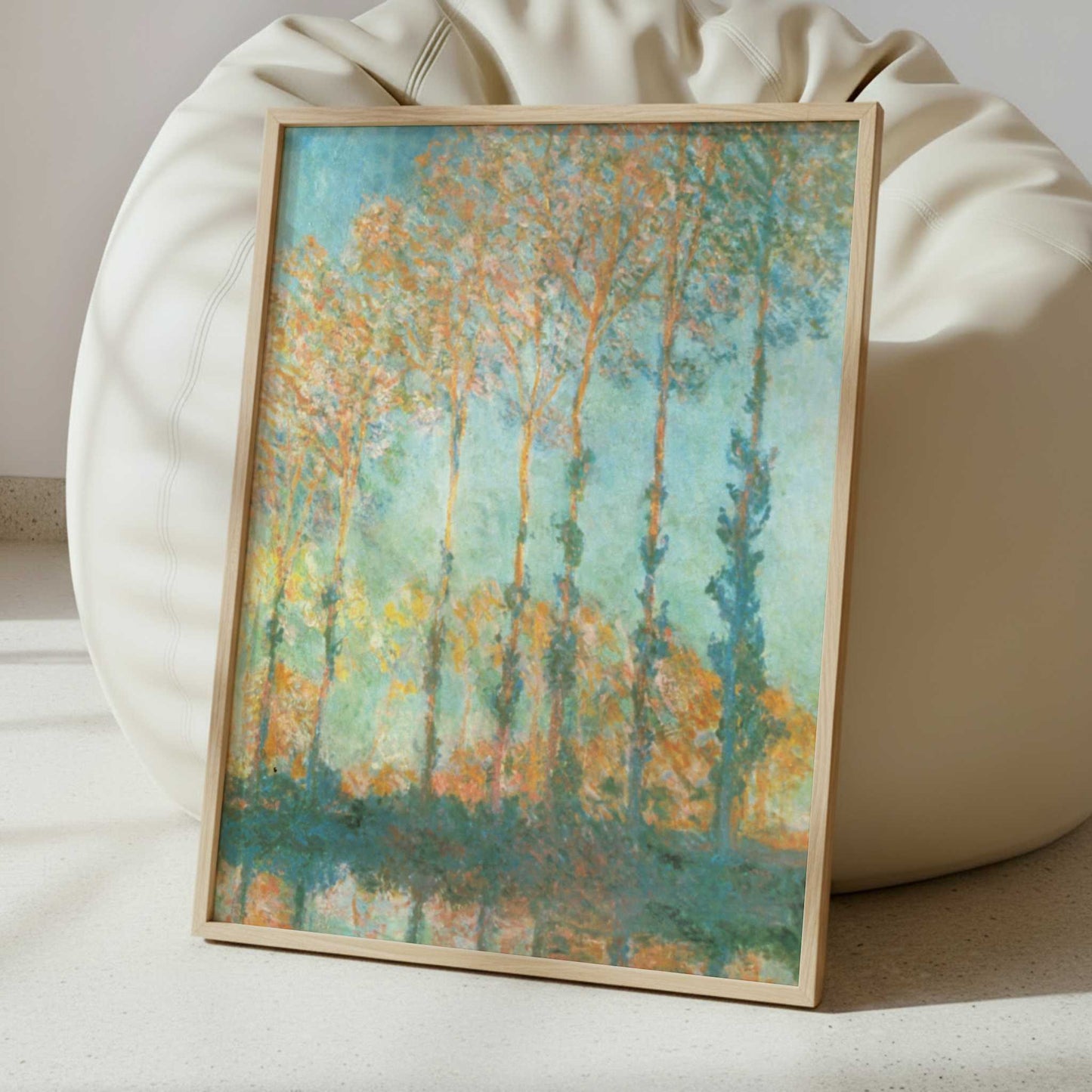 Poplars on River Epte (1891) by Claude Monet – Art Print - Interior inspiration