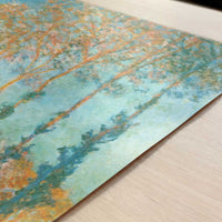 Poplars on River Epte (1891) by Claude Monet – Art Print - Close-up detail of the art print