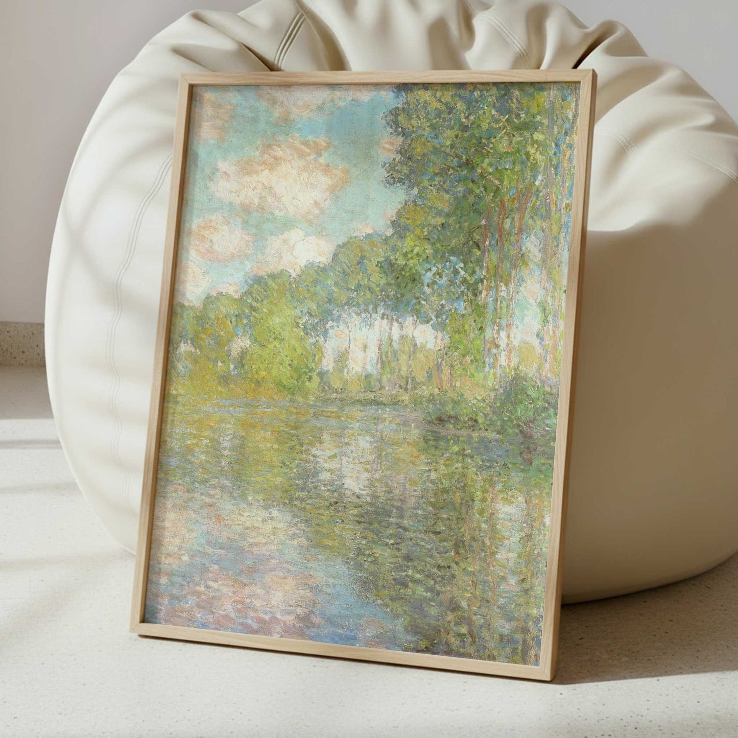 Poplars on the Epte (1891) by Claude Monet – Art Print - Interior inspiration