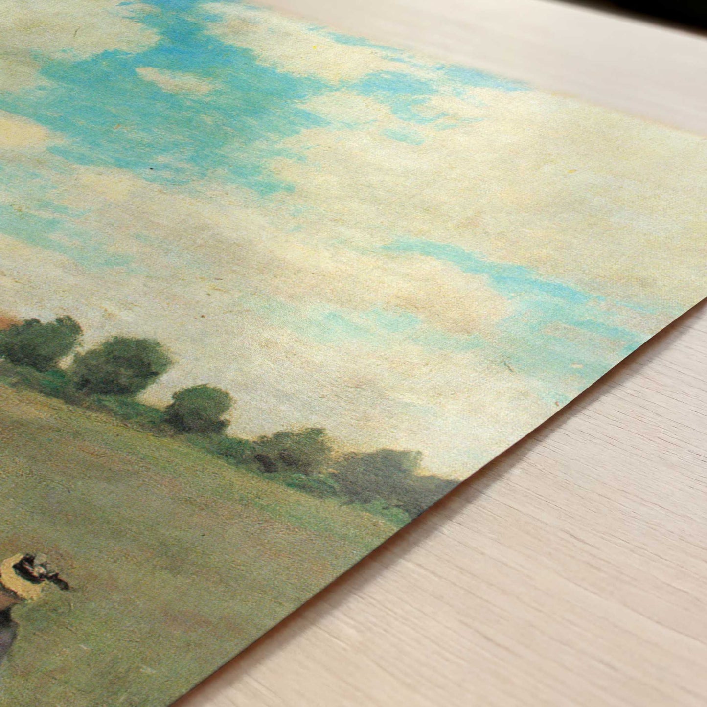 Poppy Field (1873) by Claude Monet – Art Print - Close-up detail of the art print