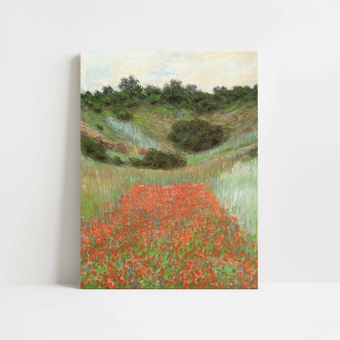 Poppy Field near Giverny (1885) by Claude Monet – Art Print - Unframed art print