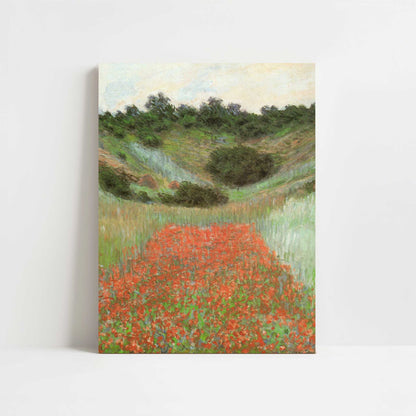 Poppy Field near Giverny (1885) by Claude Monet – Art Print - Unframed art print