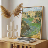 Framed Canvas - Framed canvas in a stylish interior setting