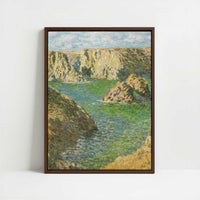 Framed Canvas - Framed canvas in dark wood color frame