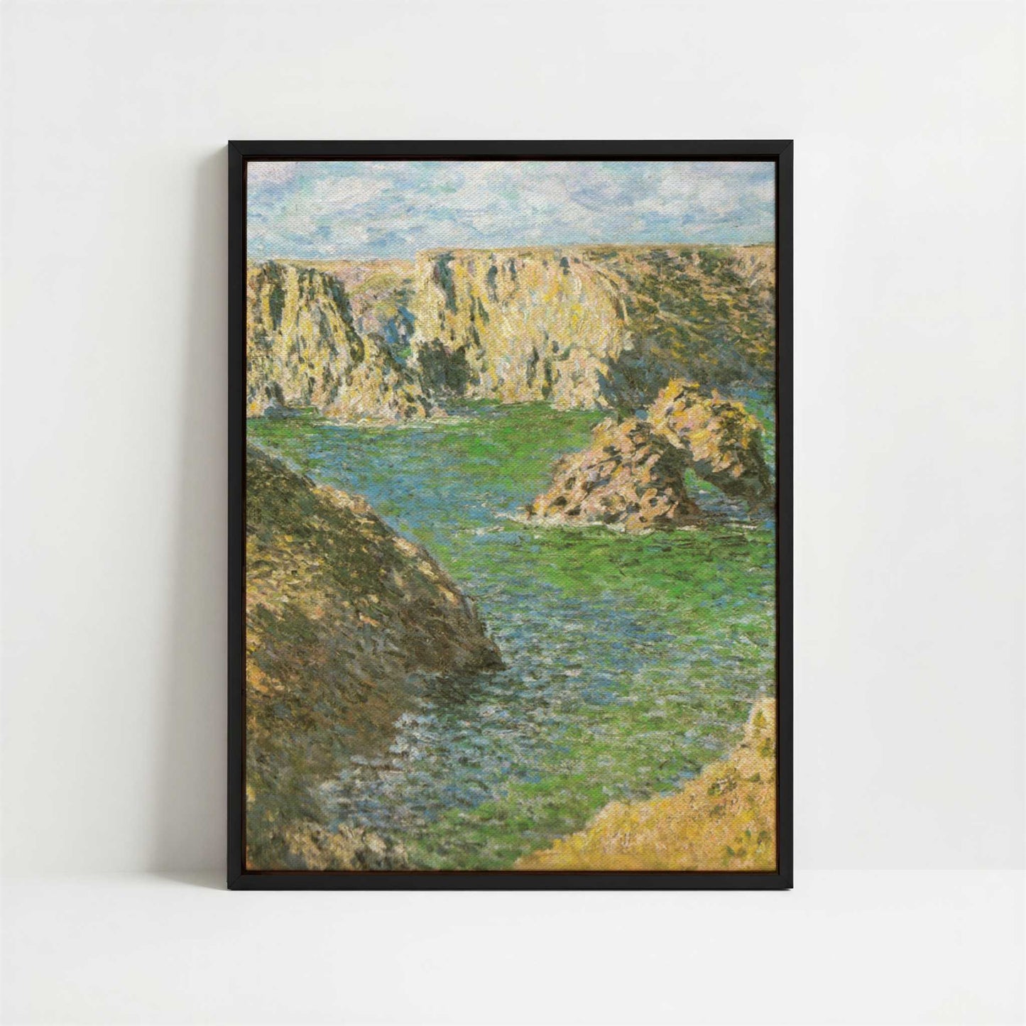 Framed Canvas - Framed canvas in black frame