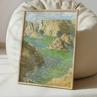 Port Donnant, Belle-Ile (1887) by Claude Monet – Art Print - Interior inspiration