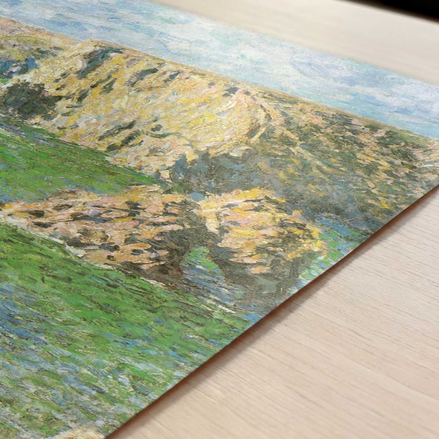 Port Donnant, Belle-Ile (1887) by Claude Monet – Art Print - Close-up detail of the art print