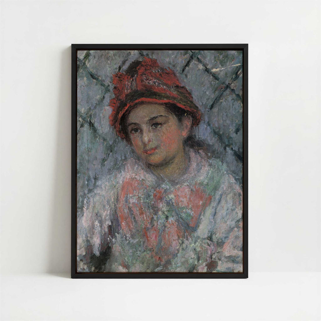 Framed Canvas - Framed canvas in black frame