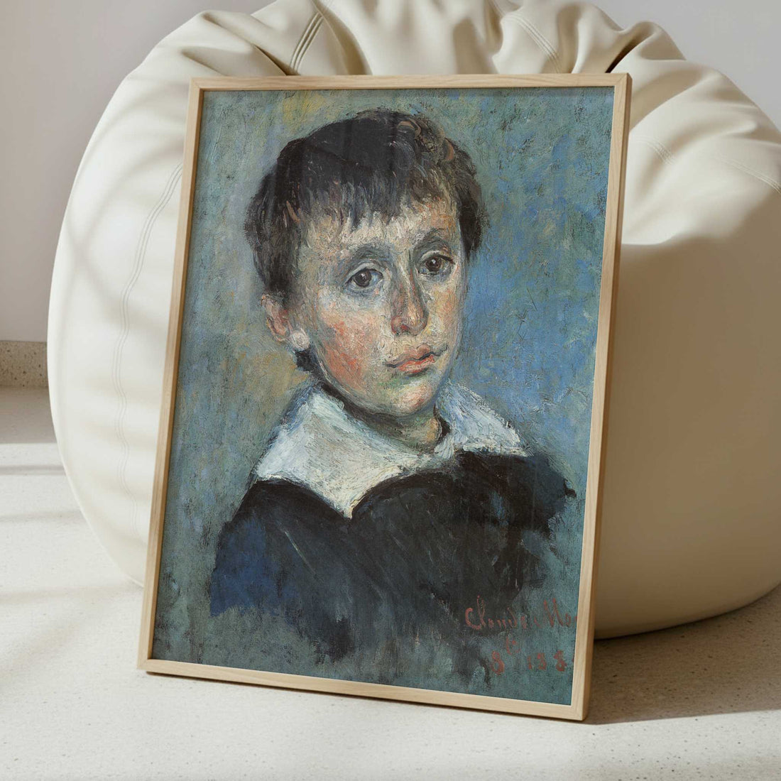 Portrait of Jean Monet (1880) by Claude Monet – Art Print - Interior inspiration