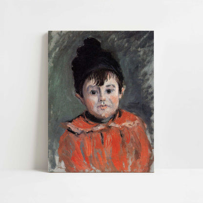 Portrait of Michel in Pom-Pom Hat (1880) by Claude Monet – Art Print - Unframed art print