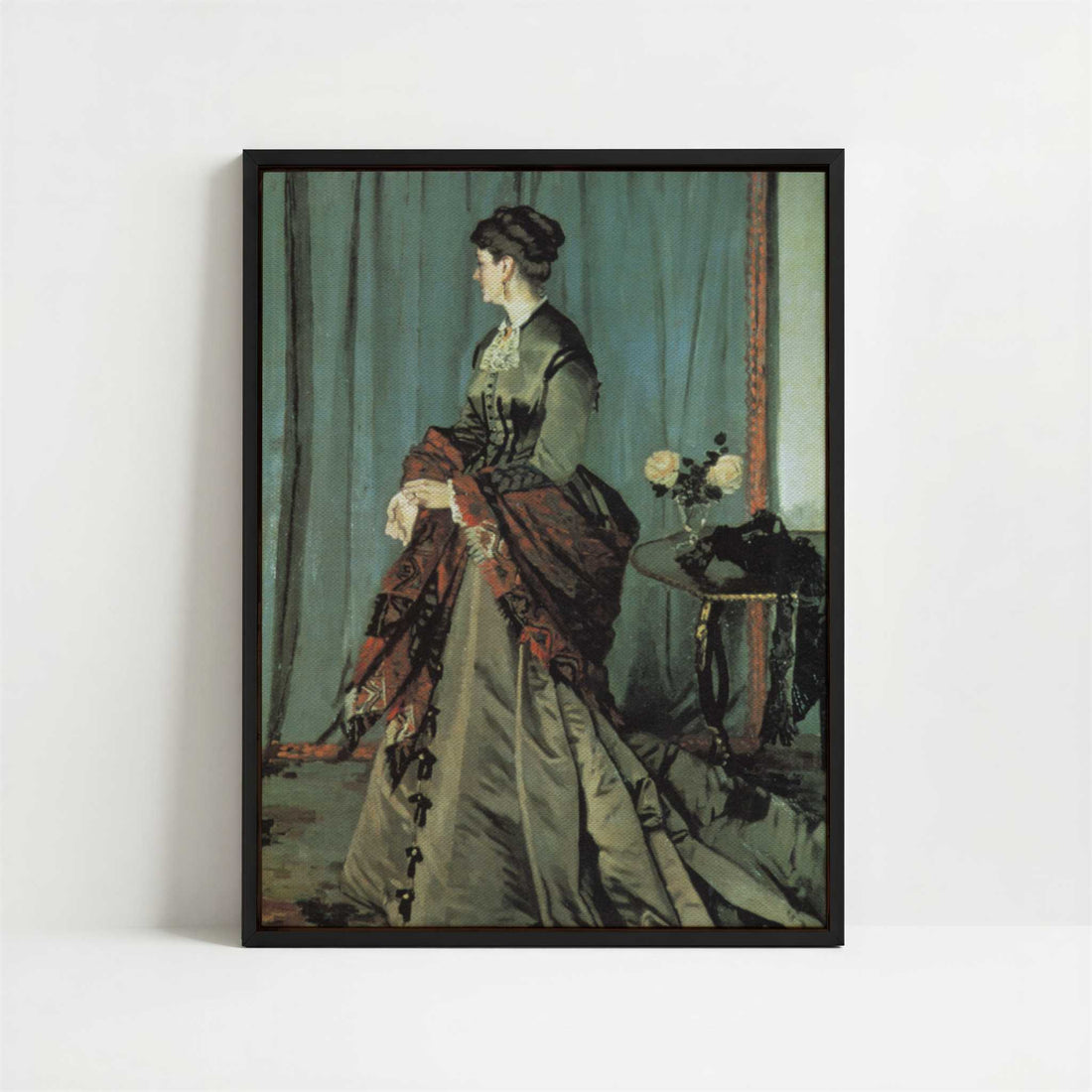 Framed Canvas - Framed canvas in black frame