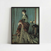 Framed Canvas - Framed canvas in black frame