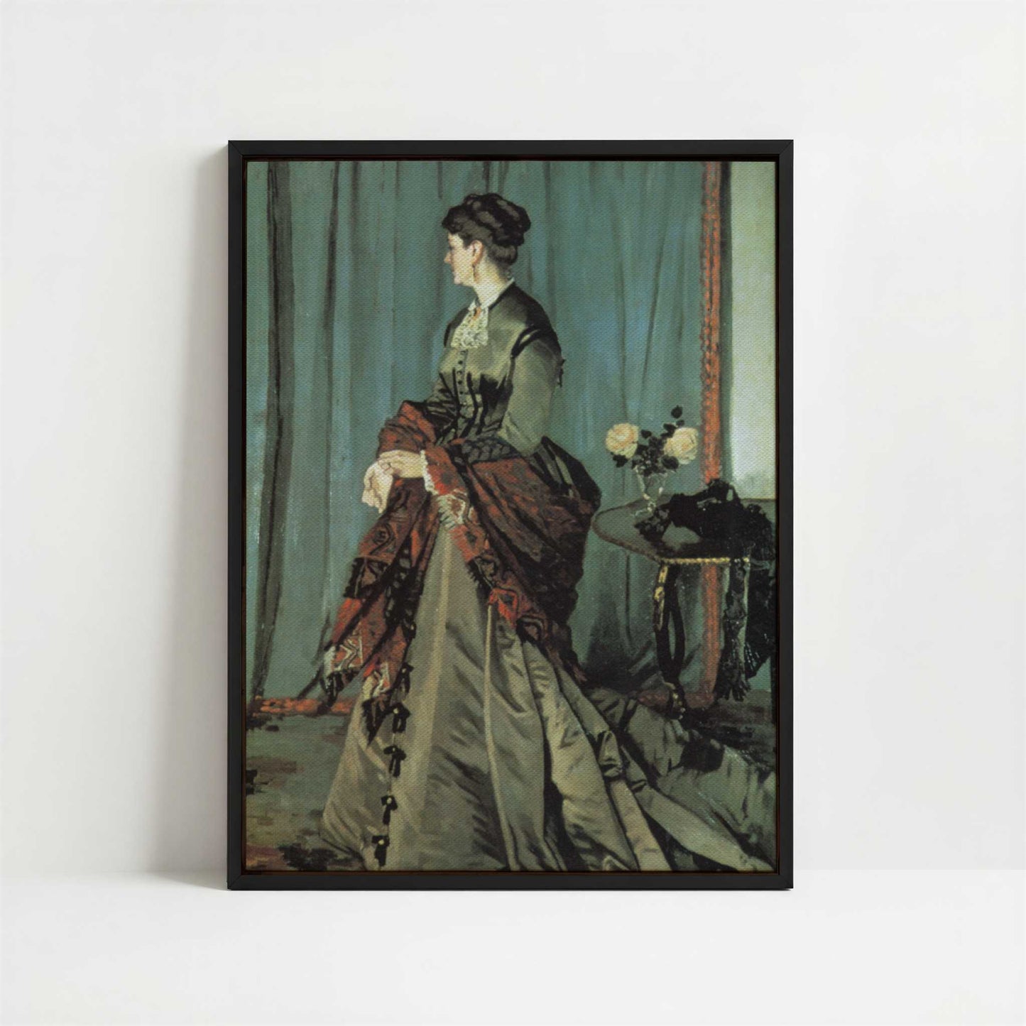 Framed Canvas - Framed canvas in black frame