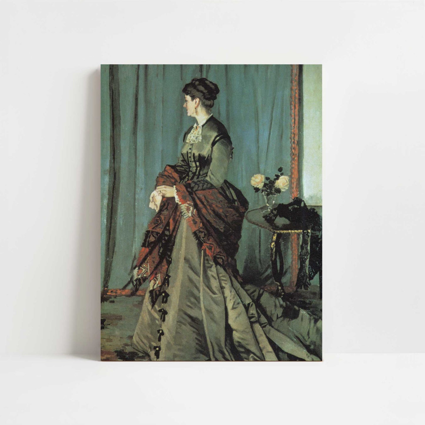 Portrait of Mme Gaudibert (1868) by Claude Monet – Art Print - Unframed art print