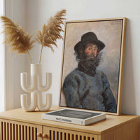 Framed Canvas - Framed canvas in a stylish interior setting