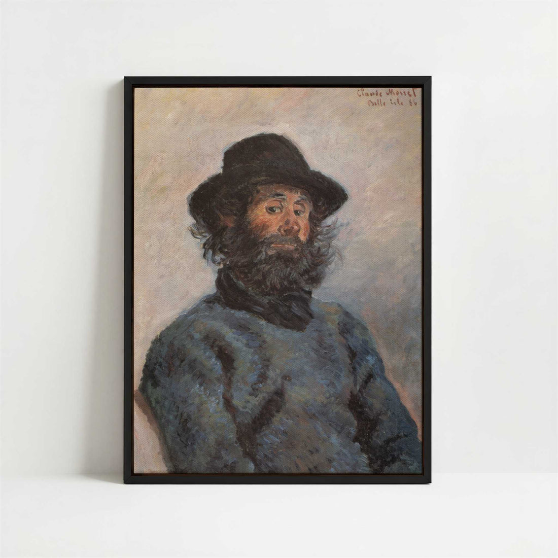 Framed Canvas - Framed canvas in black frame